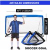 Soccer Goal Net for Kids & Adults,Pop Up 4FT Soccer