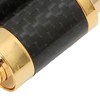 4Pcs Banana Plug Brass Gold Plated Black Carbon Fiber Shell
