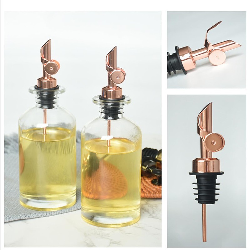 Tong Li Olive Oil Dispenser Spout, 304 Stainless Steel, Automatic