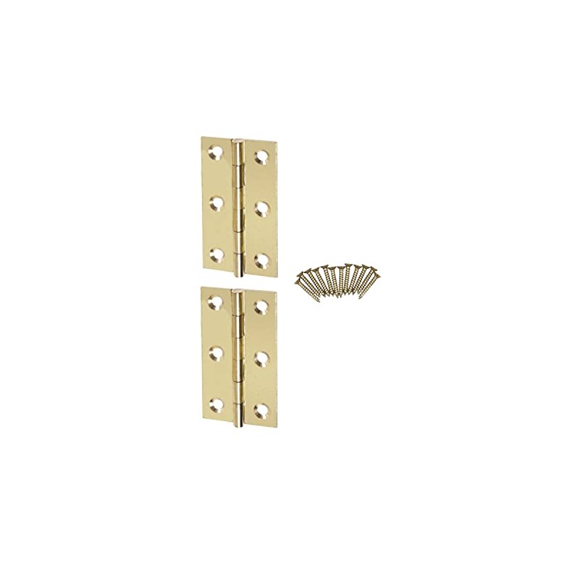 Solid Brass Butt Hinges Door Hinges Internal 63mm/2.5-Inch Rising Butt