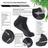 lulupila Short Viscose Bamboo Socks, Unisex Padded Comfortable Ankle Workout