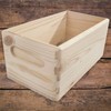 Wooden Open Crate Box 21 x 12 x 9 cm