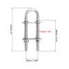 QWORK Marine Boat Stern Eye Tie Down U Bolt, 2