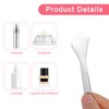2Pcs Cosmetic Spatula, Mini Metal Makeup Spatula Reusable Cosmetic Cream