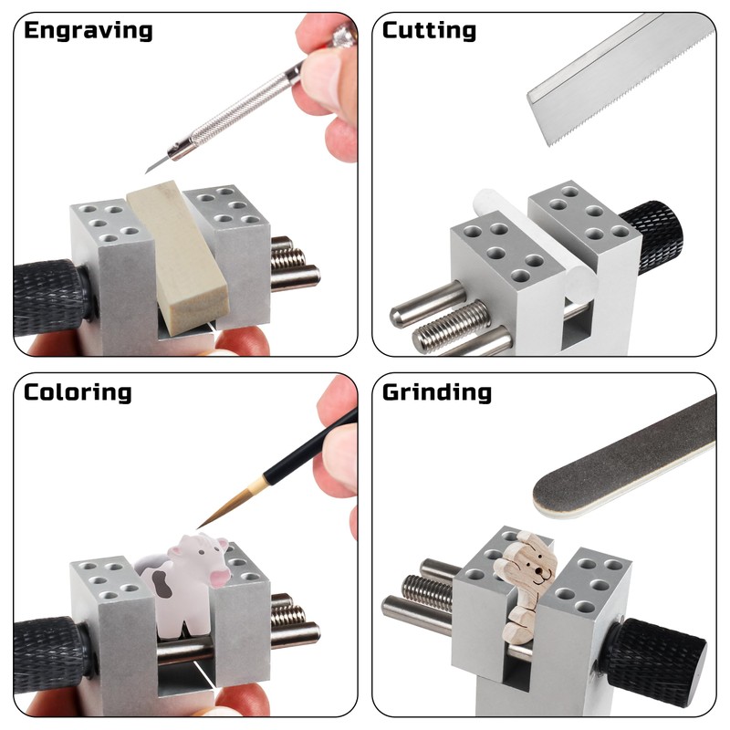 YIDOFENG Tabletop Vise Mini Vice Multifunctional Professional Model Building Tool