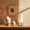 KUNJOULAM Modern Small Table Lamps, Nightstand Lamp with Linen Fabric
