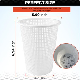 Swimables Leaf Canister Basket Compatible With Hayward W560 Leaf Catcher for Pool Vacuum | Also Compatible With Hayward Pool Vacuum Pool Vacuum Filter AXW431A | Designed for W560 Hayward Leaf Canister