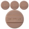 The Tool Lab Long Lasting Tension Puff Moist Round, Mocha, 4 pieces / 더툴랩 롱래스팅 텐션 퍼프 촉촉 라운드, 모카, 4개