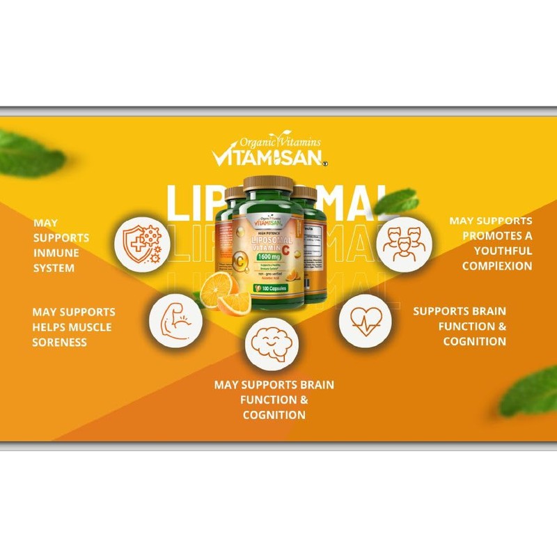VITAMISAN Liposomal Vitamin C - 100 Capsules - High Absorption