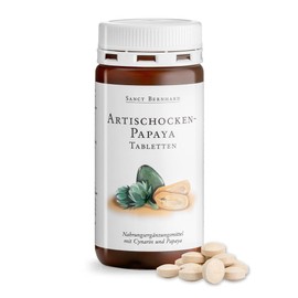 Sanct Bernhard Artichoke Papaya Tablets with the Enzyme Papain 160 Tablets