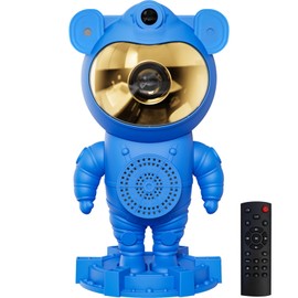 Astronaut Galaxy Star Moon Nebula Projector for Bedroom, 360° Adjustable LED Night Light with Timer and Remote Control, Kids Room Decor with Moon and Green Lights, Gifts for Christmas, Birthdays