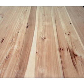 JSO Wood Products Hickory Pecan Rustic Planked Knotty Wood Veneer 24" x 48" on Paper Backer 1/40"