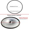 Rgzqrq Pack of 2 Interchangeable Rubber Rings for Bar Stools