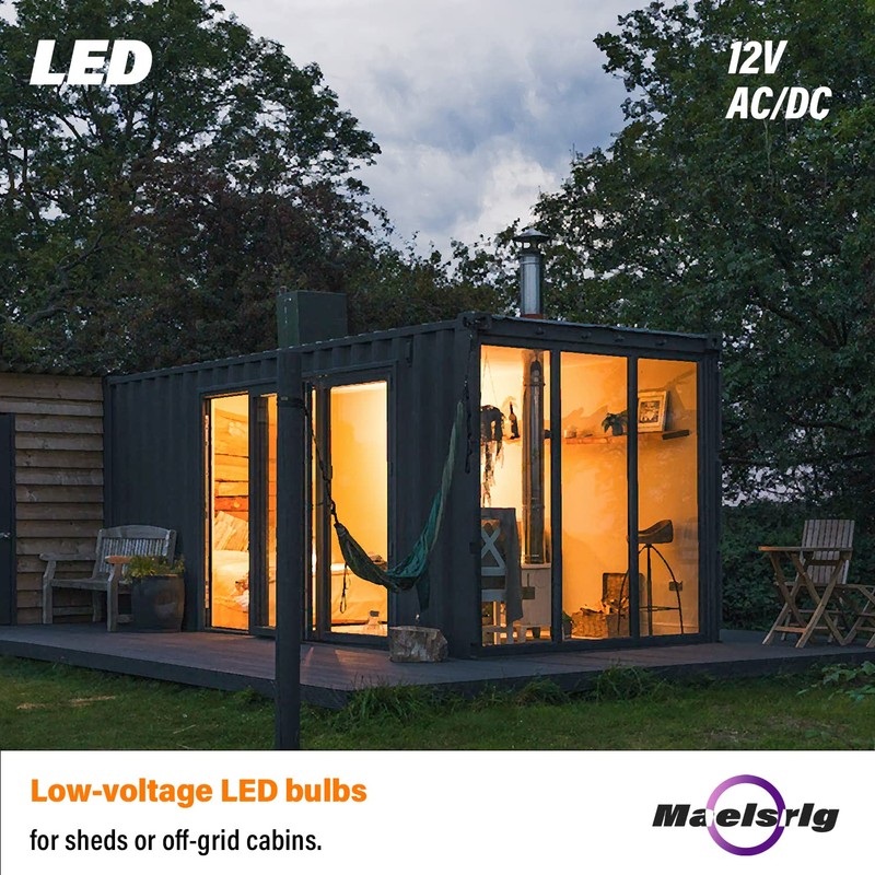 LED 12V Light Bulb, 100W Equivalent, Soft White 2700K, 13W