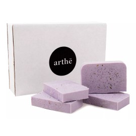Arthe Jabon Artesanal, Arthe Skin Care, Paq 4 Piezas 100gr C/u.