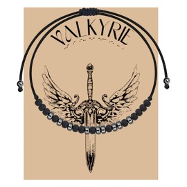 KUIYAI Valkyrie Morse Code Bracelet For Men Women Literary Gift Bookish Gift Morse Code Jewelry (valkyrie morseUK)