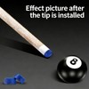 LLXUANKK 25 Pcs Pool Cue Tips and Snooker Cue Replacement