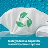 Medline ReadyFlush Select Dispersible Cleansing Cloths, Fragrance-Free, 1 Pack -