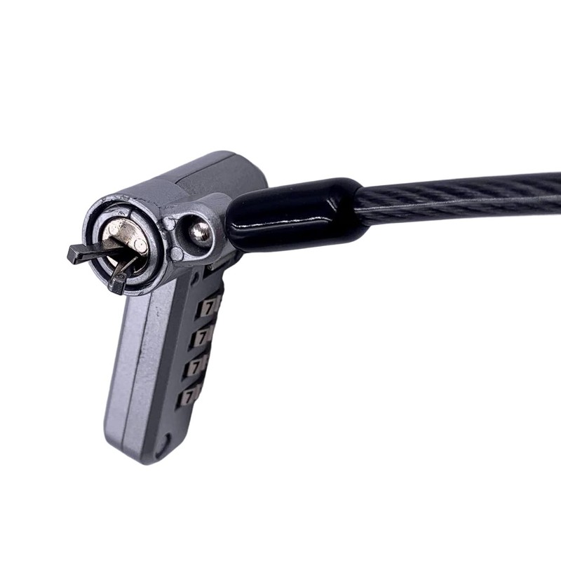Bosvision Desktop/Laptop Security Cable Lock, for 3 Security Slots (K