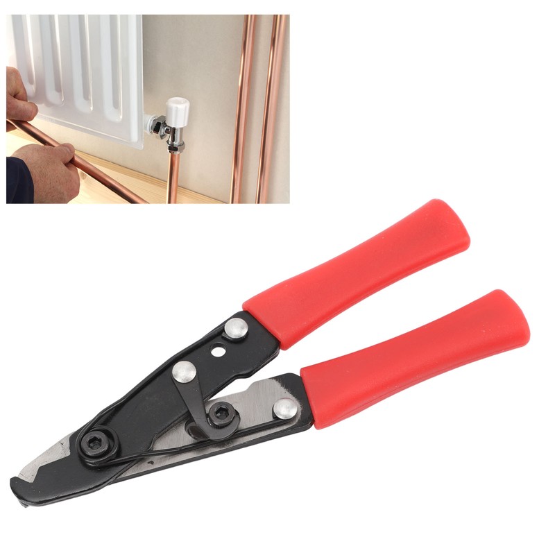Copper Tube Cutter High Carbon Steel PVC Handle Tubing Scissors