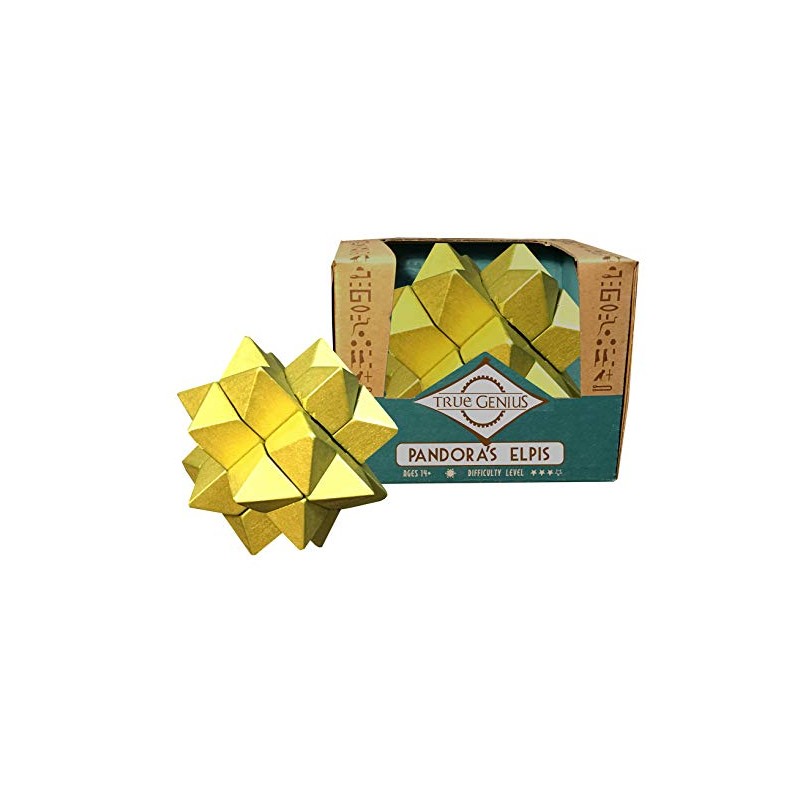 Project Genius Tg135 Brain Teaser Puzzle, Wooden