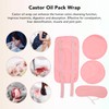 Castor Oil Pack Kit Reusable Soft Adjustable Washable Castor Oil