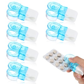 6 Stück Pillendosierer, Entferner-Clips für Flaschen, Taschen, Haushaltszerkleinerer, Hersteller für ältere Menschen, Blisterpackungen, Beutel, Schneiderhalter, Splitter, Mühle für kleine Pillen,