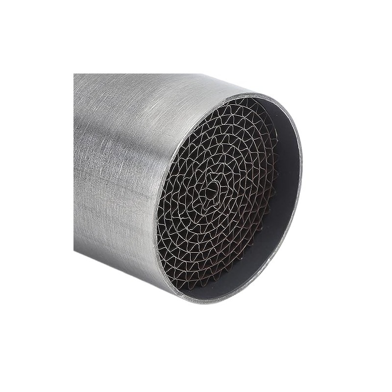 Motorcycle Exhaust Catalytic Converter Stainless Steel Silencer Universal for Motorcycle