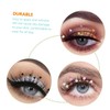 FOMIYES Glitter Butterfly Lash Kit 4 Pairs False Lashes for