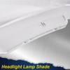 CHEDA Headlight Lens Cover Compatible with 05-11 Toyota Tacoma Base