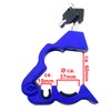 Area1 Scooter Motorcycle Brake Lever Lock Blue CNC with 2