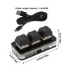 USB 3 Key Mini Keypad RGB LED Backlight Supports Hot