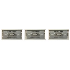 Stainless Steel Generic Double Edge Razor Blades, Fits Safety Razors - 30 Blades