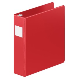 Wilson Jones ENVI Heavy Duty 2-Inch D-Ring Binder, Letter Size, 480-Sheet Capacity, Red (5050513829)