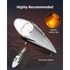 LBRST 17 LED Torpedo Cab Lights Chrome Clear LED Top