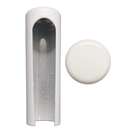 SFS Estetic 2D Door Hinge White Cover Caps Only Pair