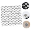 jojofuny 100pcs Round Ventilation Covers Air Vent Metal Furniture Vent