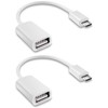 OTG MicroUSB 2.0 (2Pack) Compatible with BLU Tank Xtreme PRO