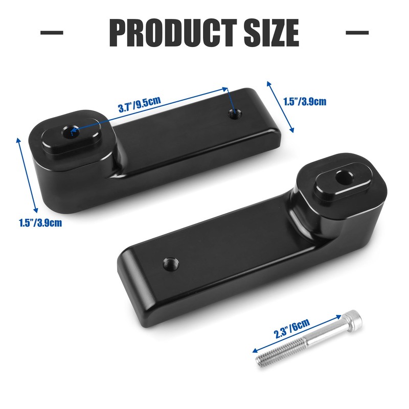 KAMIYONG Passenger Footpeg Rising Kit for Spyder RT, Adjustable Rear