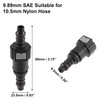 X AUTOHAUX 9.89mm SAE to 10.5mm Straight Car Fuel Hose