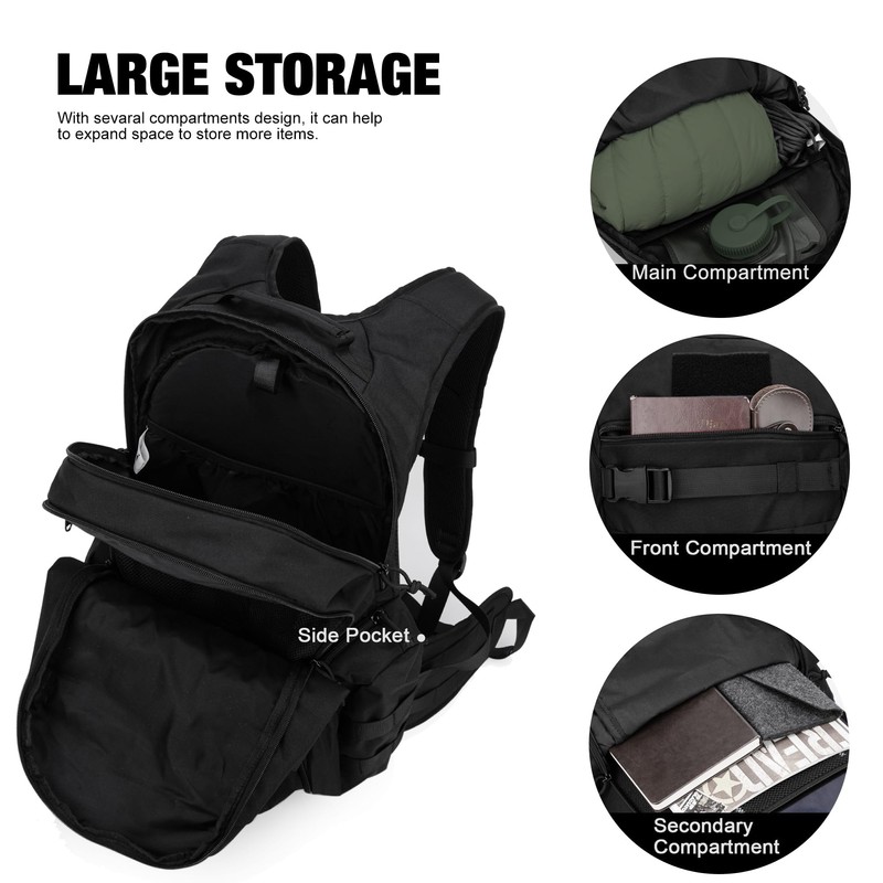 Mardingtop 35L Tactical Backpacks Molle Hiking daypacks for Camping Hiking