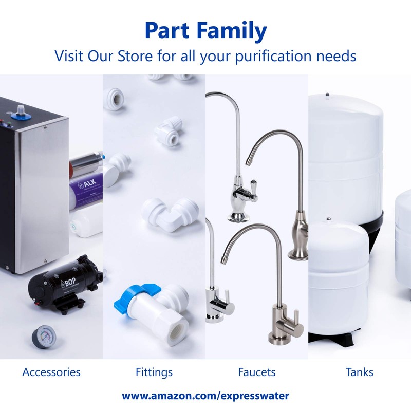 Express Water Modern Chrome Water Filter Faucet – Drinking Water