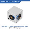 sourcing map Gear Box 90 Degree Right Angle Bevel Gearbox