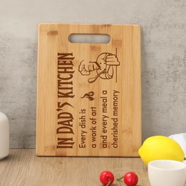 PRSTENLY Gifts for Dad Birthday Gifts from Daughter Son, Best Dad Present Chopping Board Gifts for Men, Fathers Day Birthday Gifts for Dad Cooking Gifts for Men Retirement Appreciation Thank You Gifts