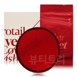 Espoir Pro Tailor Bee Velvet Cover Cushion (Main Product) + Refill Vanilla / 에스쁘아 프로 테일러 비 벨벳 커버 쿠션 본품+리필 바닐라