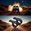 2Pcs Black Light Bar Mounts,Motorcycle Mounting Brackets,Light Bars Mounting Brackets,Bracket