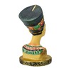 Figuren Shop GmbH Nefertiti Mini Bust - Hand-Painted Artificial Stone