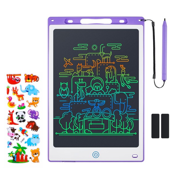 Coozlon LCD Writing Tablet for Kids, 12 Inch Erasable LCD