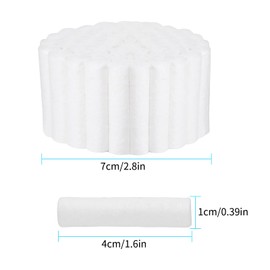 200Pcs Nasal Plugs Cotton Rolls,Dental Cotton Gauge Rolls,Safety First Aid Group Nasal Plugs, Highly Absorbent Cotton Rolls Nosebleed Accessories Natural Cotton Nasal Plug
