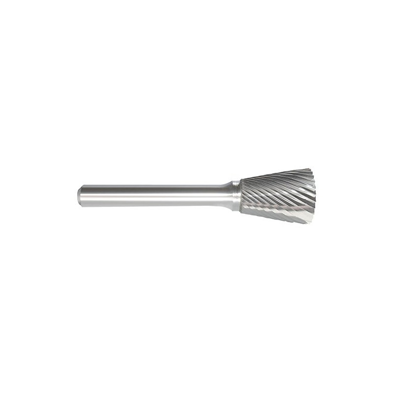Carbide Bur, Inverted Cone, 1/4, 1/4 Shank